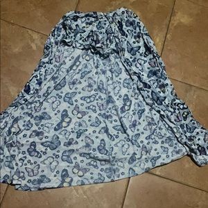 Butterfly skirt short dress